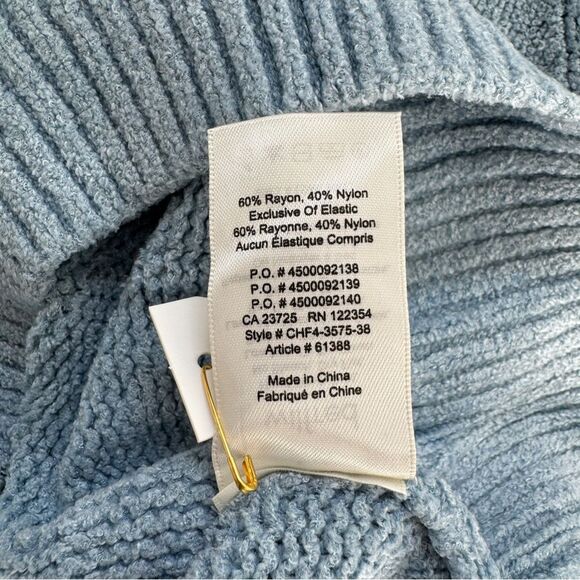 Wilfred Powder Blue Mock Neck Sweater Size Large NWT - Picture 7 of 7
